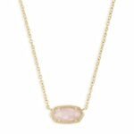 Kendra Scott Elisa Pendant Necklace for Women, Fashion Jewelry, 14k Gold-Plated
