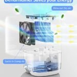 Dehumidifier, 35 OZ Small Dehumidifiers for Bedroom for Home, Quiet with Auto Shut Off, Dehumidifiers for Bedroom (280 sq. ft), Bathroom, RV, Closet, White