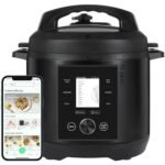 CHEF iQ Smart Pressure Cooker with WiFi and Built-in Scale - Easy-to-Use 10-in-1 Multicooker with 500+ Guided Recipes - Rice Cooker, Slow Cooker, Instant Meals for Foodies - 6 Quart - Family Size