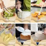 Mixing Bowls with Airtight Lids Set, 26PCS Stainless Steel Khaki Bowls with Grater Attachments, Non-Slip Bottoms & Kitchen Gadgets Set, Size 7, 4, 2.5, 2.0,1.5, 1QT, Great for Mixing & Serving - Image 7