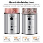 Larger Capacity Electric Salt and Pepper Grinder Set, Rechargeable Salt and Pepper Shakers Set, Kitchen Gadgets Salt and Pepper Mill - Image 6